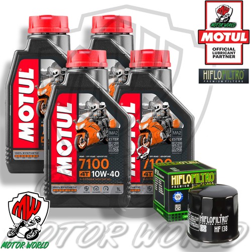 Kit tagliando motul 7100 10w40 - kit,